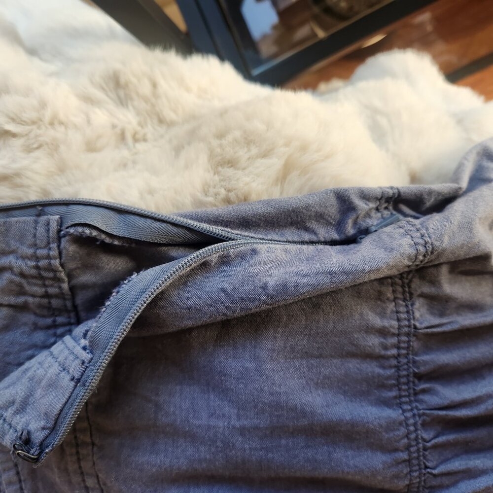 Blue Ruffle Skirt - Picture 3 of 4